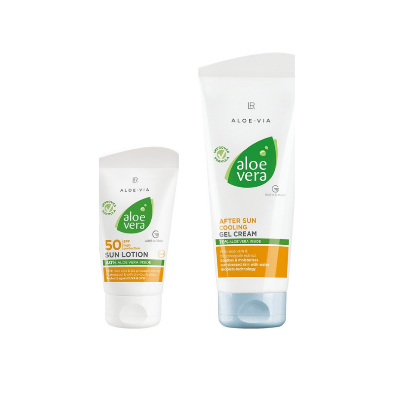 Limitiertes Aloe Vera High-Protection-Sun-Set LSF 50