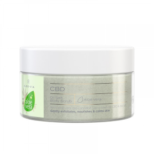 Aloe Vera CBD Oil Salt Body Scrub