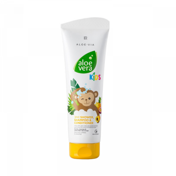 Aloe Vera Kids 3in1 Duschgel, Shampoo & Spülung