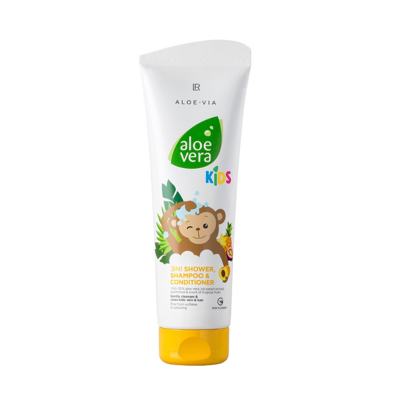 Aloe Vera Kids 3in1 Duschgel, Shampoo & Spülung