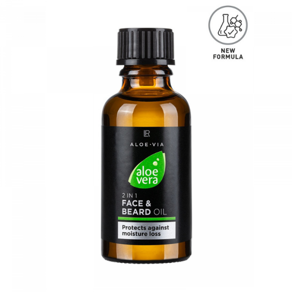 Aloe Vera Mens Essentials 2in1 Gesichts- & Bart-Öl New Formula