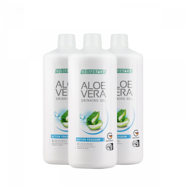 Aloe Vera Drinking Gel Active Freedom 3er Set