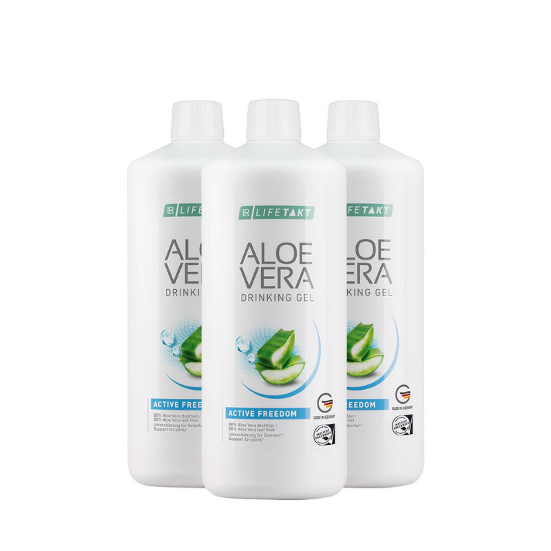 Aloe Vera Drinking Gel Active Freedom 3er Set