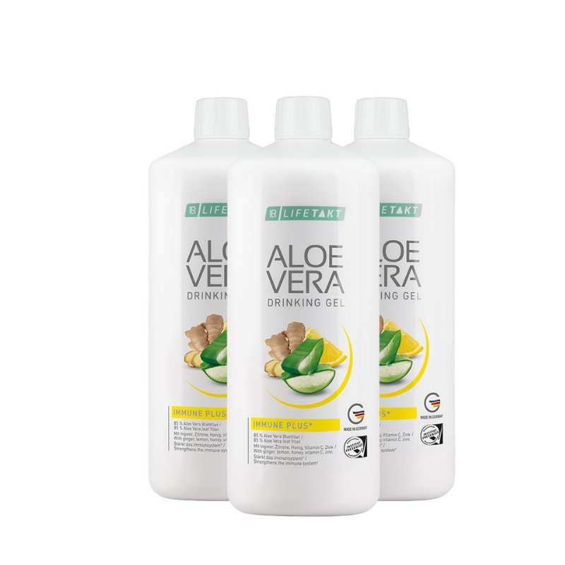 Aloe Vera Drinking Gel Immune Plus 3er Set