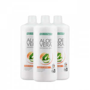 Aloe Vera Drinking Gel Pfirsich Geschmack 3er Set