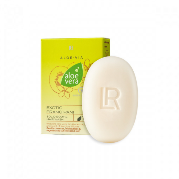 Aloe Vera Exotic Frangipani Solid Body & Hair Wash