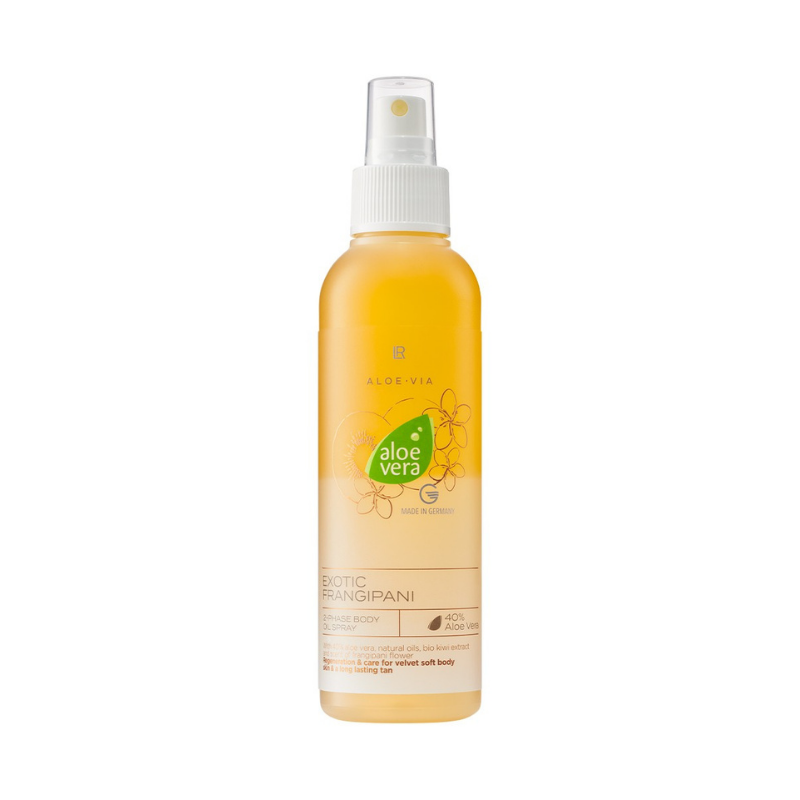 Aloe Vera Exotic Frangipani 2-Phase Body Oil Spray